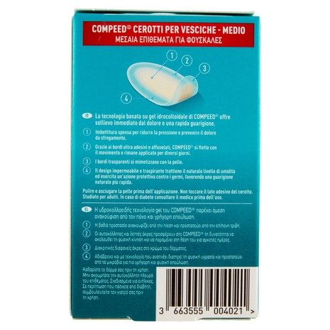 Compeed Cerotti per Vesciche Medio 6 pz